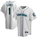 Men's Seattle Mariners Kyle Lewis #1 Nike White Home 2020 MLB Jersey