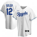 Men's Kansas City Royals Jorge Soler #12 Nike White Home 2020 MLB Jersey