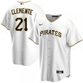 Men's Pittsburgh Pirates Roberto Clemente #21 Nike White Home 2020 MLB Jersey