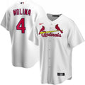 Men's St. Louis Cardinals Yadier Molina #4 Nike White Home 2020 MLB Jersey