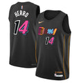Men's Miami Heat Tyler Herro #14 Nike Black 2021/22 Swingman NBA Jersey - City Edition