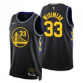 Men's Golden State Warriors James Wiseman #33 Black 2021/22 Swingman NBA Jersey - City Edition