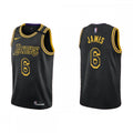 Men's Los Angeles Lakers LeBron James #6 Black Swingman NBA Jersey - City  Edition