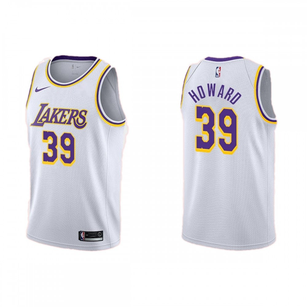 Men's Los Angeles Lakers Dwight Howard #39 Nike White Swingman NBA NBA Jersey - Association Edition