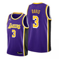 Men's Los Angeles Lakers Anthony Davis 3 Jordan Purple 20/21 Swingman NBA Jersey-Statement Edition