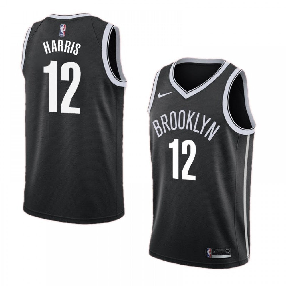 Men's Brooklyn Nets Devin Harris #12 Nike Black 2021 Swingman NBA NBA Jersey - Icon Edition