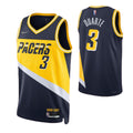 Men's Indiana Pacers Chris Duarte #3 Nike Navy 2021/22 Swingman NBA NBA Jersey - City Edition