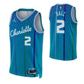 Men's Charlotte Hornets LaMelo Ball #2 Nike Blue 2021/22 Swingman NBA NBA Jersey - City Edition