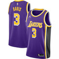 Men's Los Angeles Lakers Anthony Davis #3 Jordan Purple Swingman NBA Jersey - Statement Edition