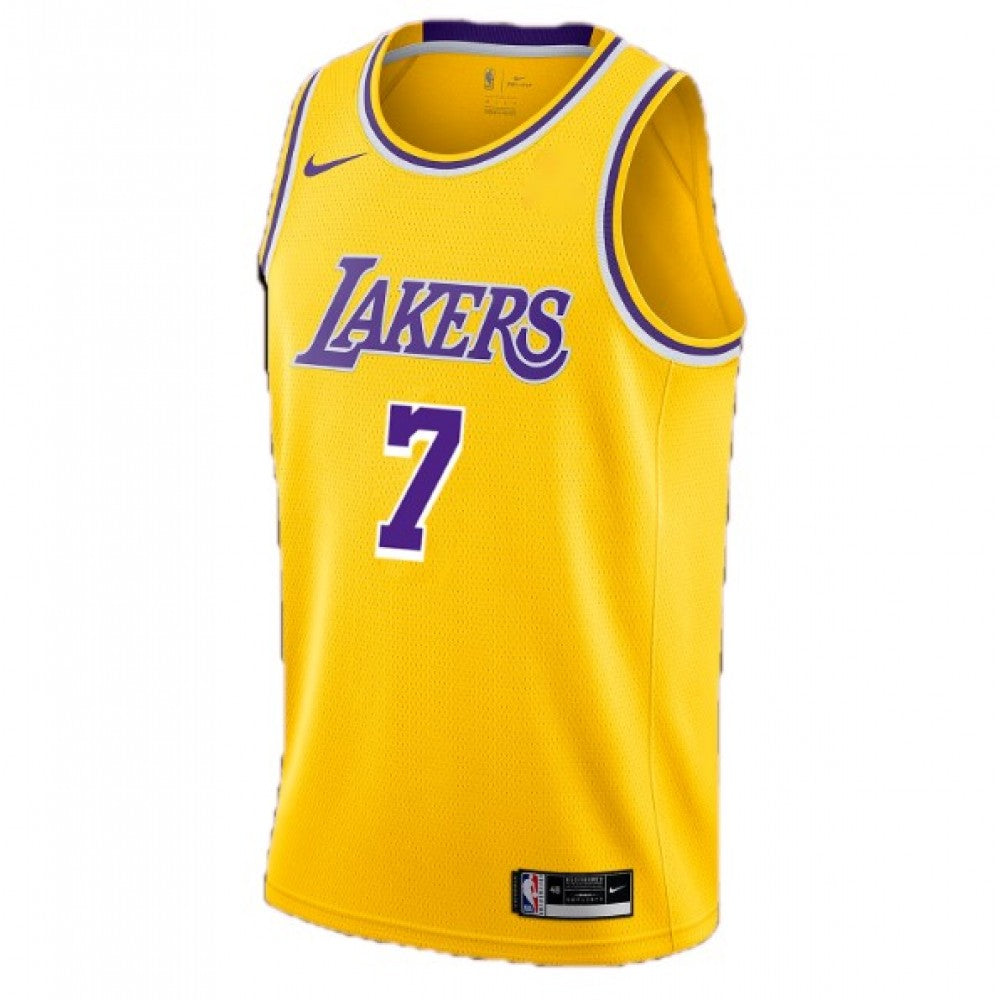 Men's Los Angeles Lakers Carmelo Anthony #7 Nike Gold Swingman NBA Jersey - Icon Edition