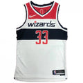 Men's Washington Wizards Kyle Kuzma #33 Nike White 2021/22 Swingman NBA NBA Jersey - Association Edition