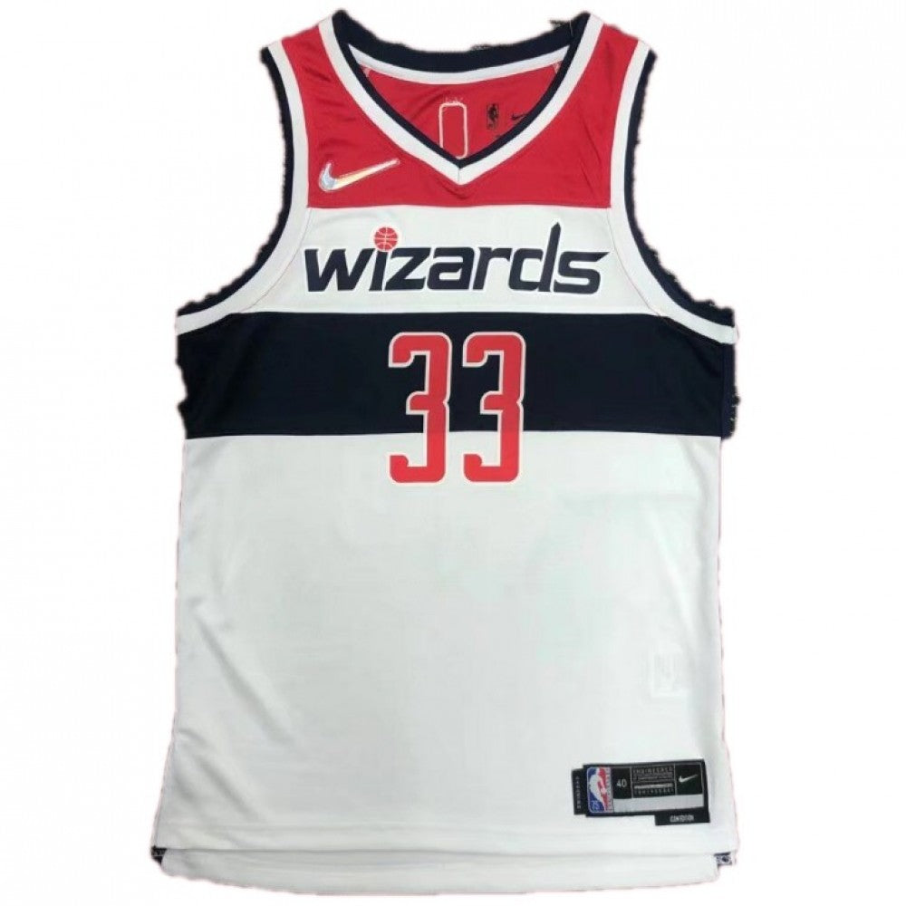 Men's Washington Wizards Kyle Kuzma #33 Nike White 2021/22 Swingman NBA NBA Jersey - Association Edition