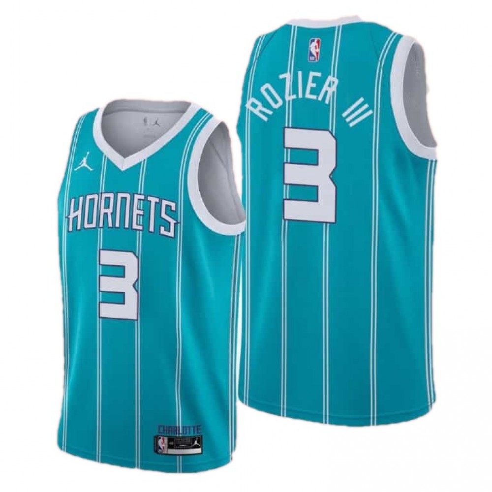 Men's Charlotte Hornets Terry Rozier #3 Jordan Blue Swingman NBA NBA Jersey - Association Edition