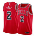 Men's Chicago Bulls Lonzo Ball #2 Nike Red Swingman NBA Jersey - Icon Edition