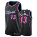 Men's Miami Heat Bam Adebayo #13 Black 19-20 Swingman NBA Jersey - City Edition
