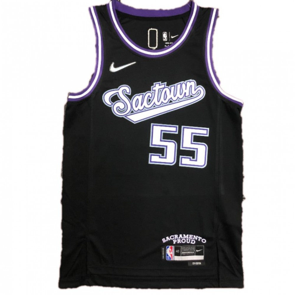 Men's Sacramento Kings Jason Williams #55 Nike Black 2021/22 Swingman NBA NBA Jersey - City Edition
