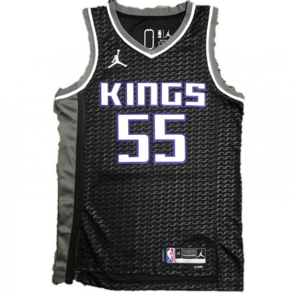 Men's Sacramento Kings Jason Williams #55 Jordan Black 2021/22 Swingman NBA NBA Jersey - City Edition