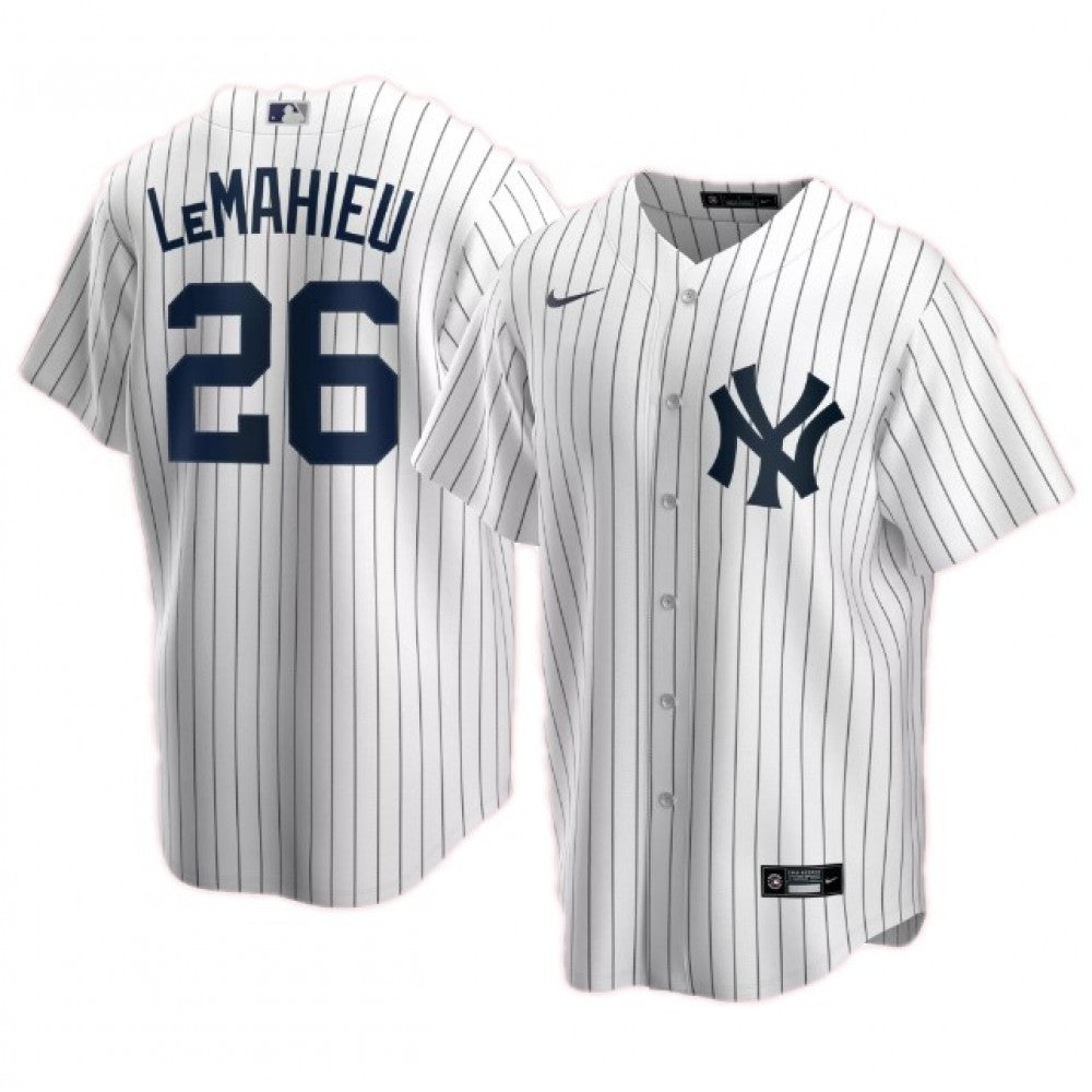 Men's New York Yankees DJ LeMahieu #26 Nike White Home 2020 MLB Jersey