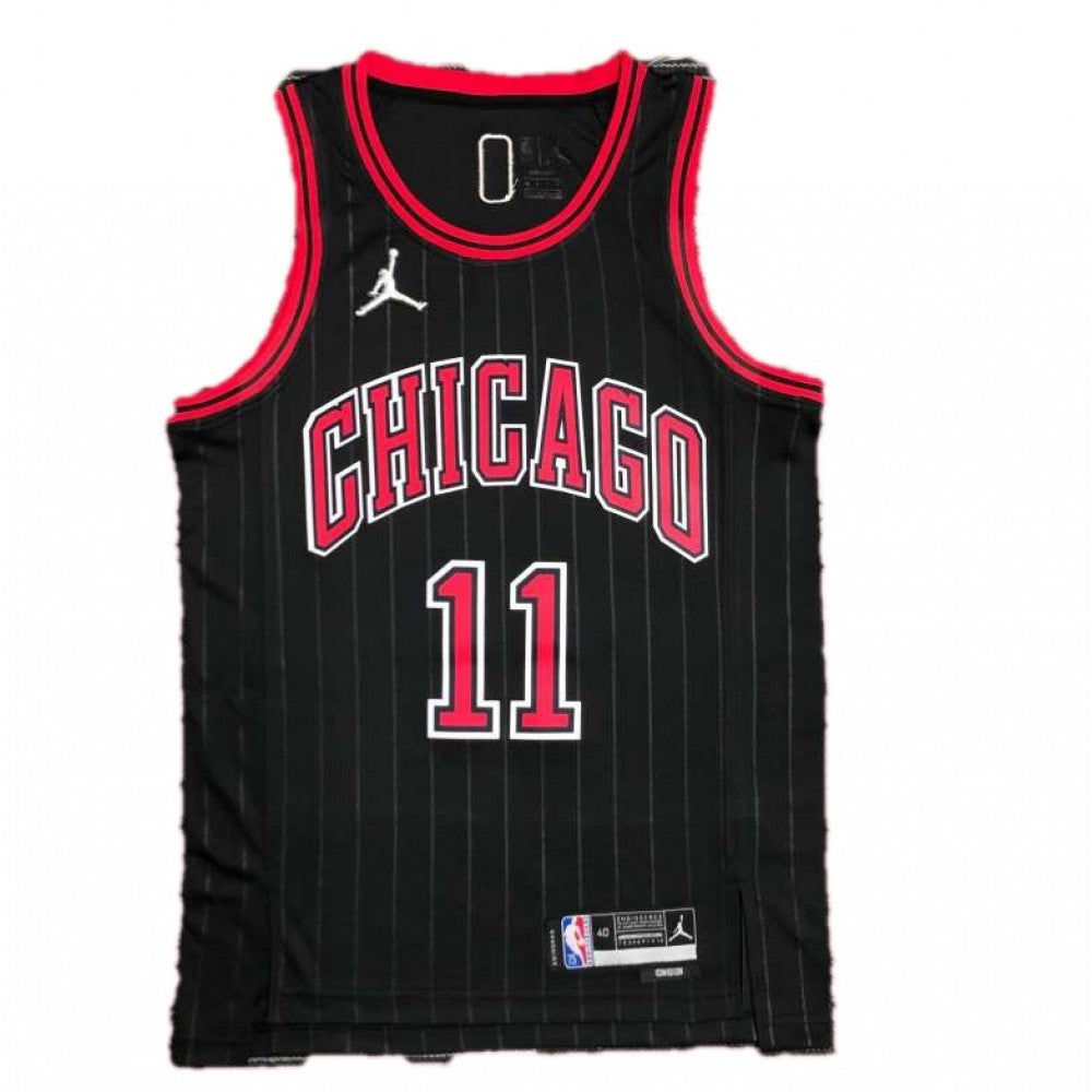 Men's Jordan Brand Black Chicago Bulls DeMar DeRozan #11 Swingman NBA Jersey - Statement Edition