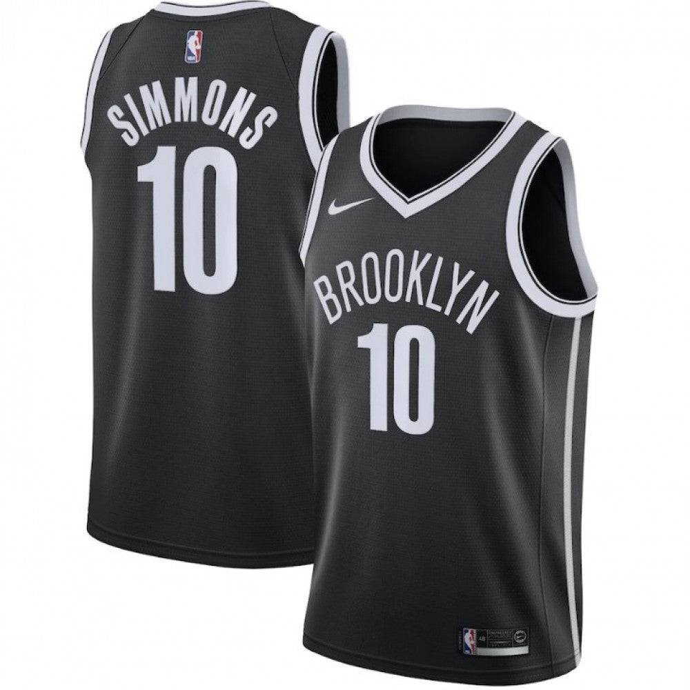 Men's Brooklyn Nets Ben Simmons #10 Nike Black 2021 Swingman NBA NBA Jersey - Icon Edition