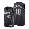 Men's Brooklyn Nets Ben Simmons #10 Nike Black 2020/21 Swingman Player NBA Jersey C Earned Edition