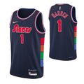 Men's Philadelphia 76ers James Harden #1 Nike Navy 2021/22 Swingman NBA NBA Jersey - City Edition