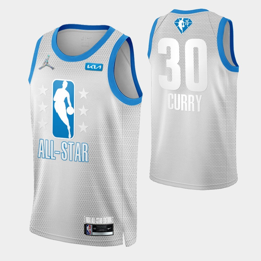 Men's Stephen Curry #30 Jordan Brand Gray 2022 NBA All-Star Game Swingman NBA Jersey