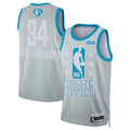 Men's Giannis Antetokounmpo #34 Jordan Brand Gray 2022 NBA All-Star Game Swingman NBA Jersey