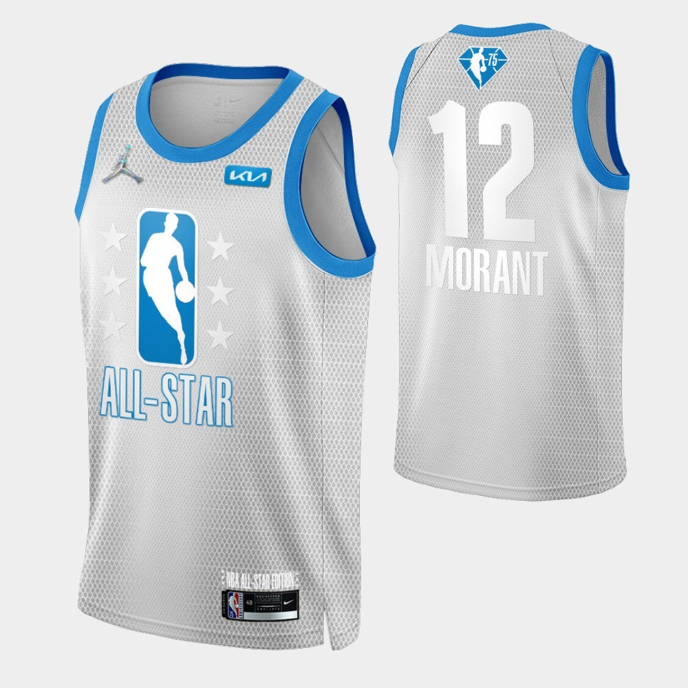 Men's Ja Morant #12 Jordan Brand Gray 2022 NBA All-Star Game Swingman NBA Jersey