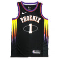 Men's Phoenix Suns Devin Booker #1 Nike Black 2021/22 Swingman NBA NBA Jersey-Mixtape Edition
