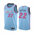 Men's Miami Heat Jimmy Butler #22 Nike Blue 2019/20 Finished Swingman NBA Jersey - City Edition