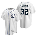 Men's Detroit Tigers Michael Fulmer #32 Nike White Home 2020 MLB Jersey