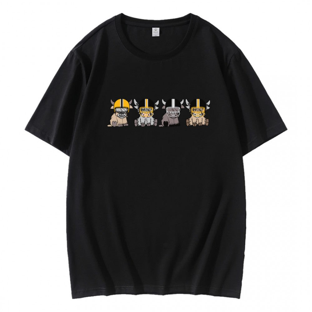 Pittsburgh Steelers Highland Cow T-Shirt