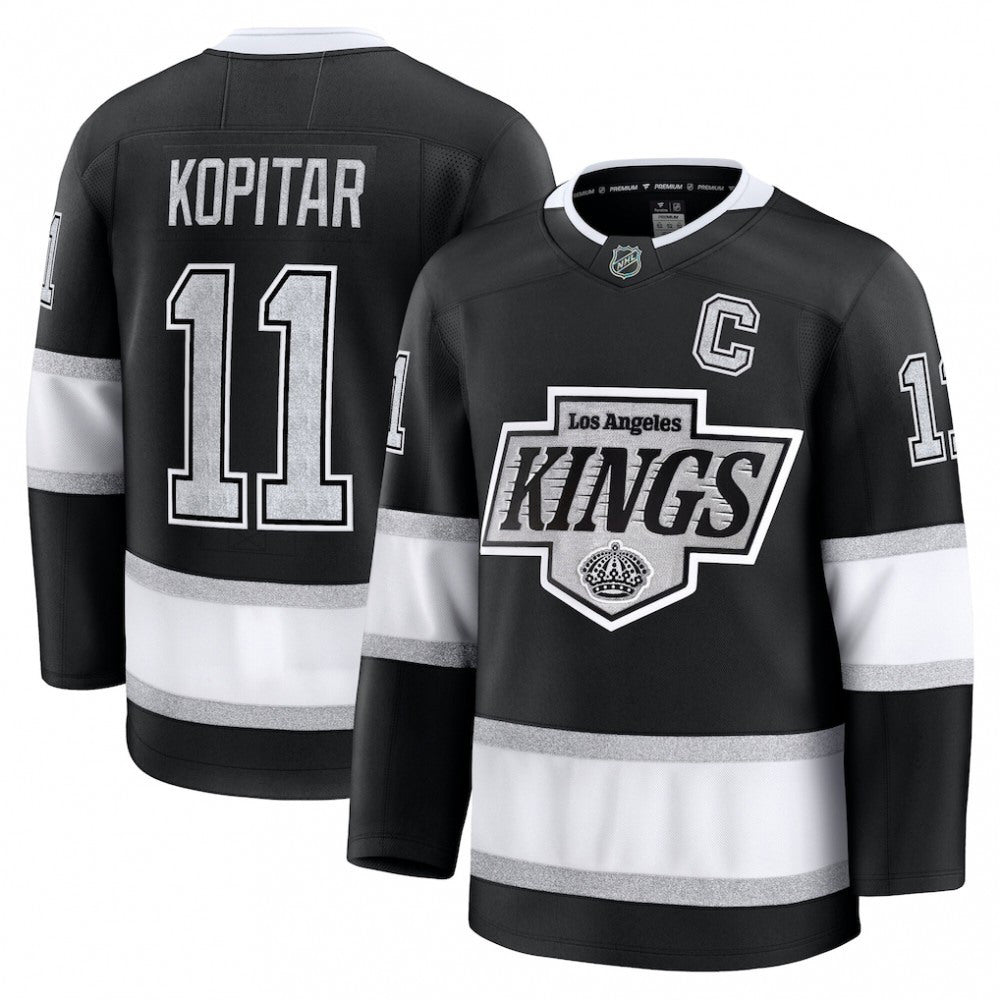 Anze Kopitar Los Angeles Kings Home Premium NHL Jersey - Black