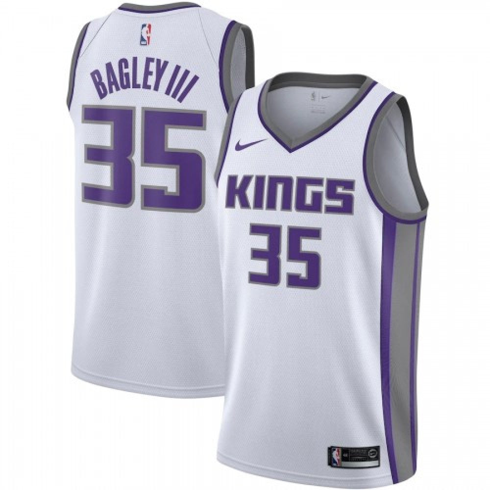 Men's Sacramento Kings Marvin Bagley III #35 Nike White 19/20 Swingman NBA Jersey - Association Edition