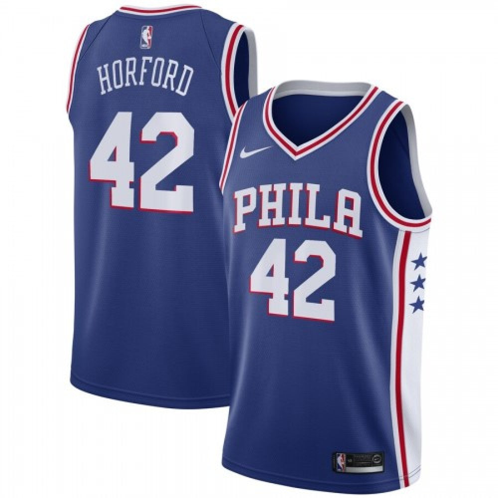 Men's Philadelphia 76ers Al Horford #42 Nike Royal 2019/20 Swingman NBA Jersey - Icon Edition