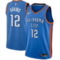 Men's Oklahoma City Thunder Steven Adams #12 Nike Blue Swingman NBA Jersey - Icon Edition