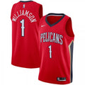 Men's New Orleans Pelicans Zion Williamson #1 Nike Red 19/20 Swingman NBA Jersey - Statement Edition