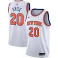 Men's New York Knicks Kevin Knox #20 Nike White 2019/20 Swingman NBA Jersey - Association Edition