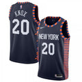 Men's New York Knicks Kevin Knox II #20 Nike Navy 2019/20 Finished Swingman NBA Jersey - City Edtion