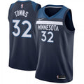 Men's Minnesota Timberwolves Karl-Anthony Towns #32 Nike Navy Swingman NBA Jersey - Icon Edition