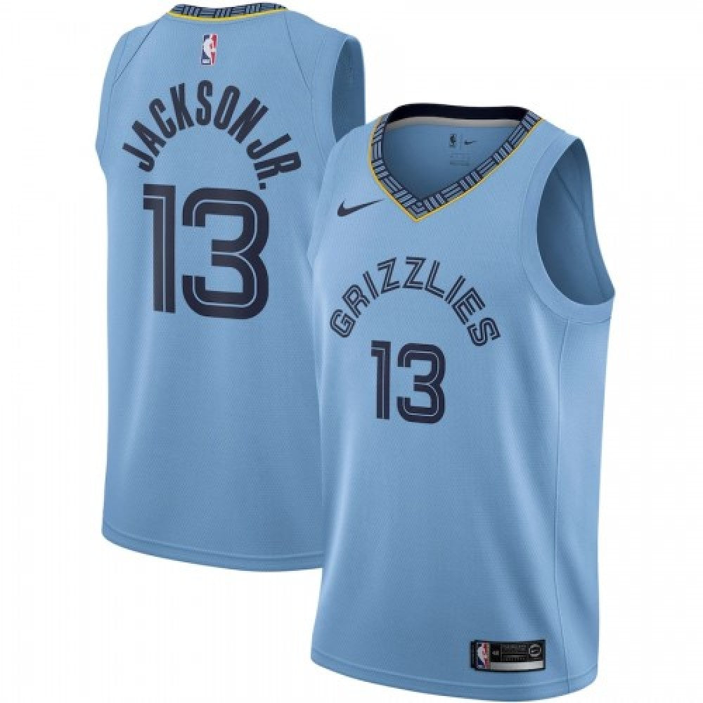 Men's Memphis Grizzlies Jaren Jackson Jr. #13 Nike Blue 19/20 Swingman NBA Jersey - Statement Edition