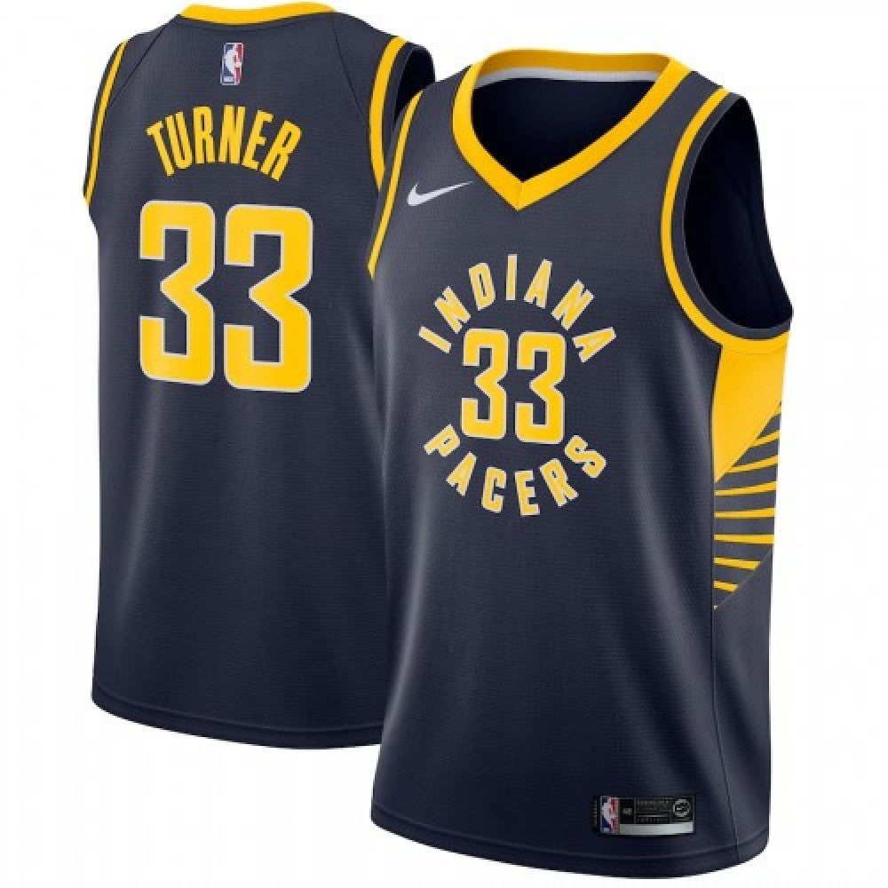 Men's Indiana Pacers Myles Turner #33 Nike Navy Swingman NBA Jersey - Icon Edition