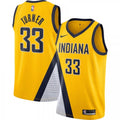 Men's Indiana Pacers Myles Turner #33 Nike Gold Finished Swingman NBA Jersey - Statement Edition