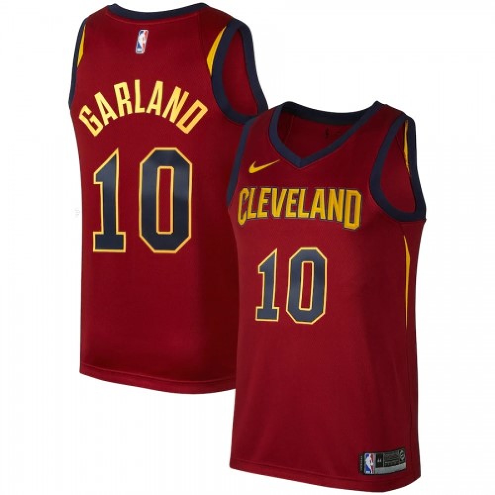 Men's Cleveland Cavaliers Darius Garland #10 Nike Wine Swingman NBA Jersey - Icon Edition