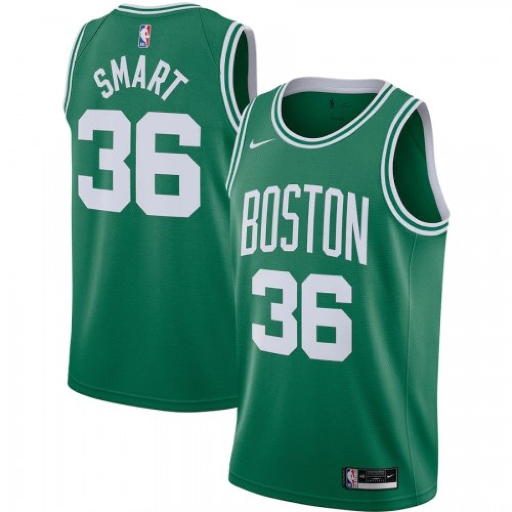 Men's Boston Celtics Marcus Smart  #36 Nike Kelly Green 2020/21 Swingman NBA Jersey - Icon Edition