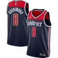 Men's Washington Wizards Rui Hachimura #8 Jordan Navy 2020/21 NBA Jersey - Statement Edition