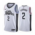 Men's LA Clippers Kawhi Leonard #2 Nike White 2020/21 Swingman Player NBA Jersey C City Edition