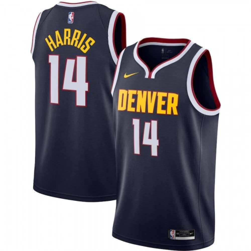 Men's Denver Nuggets Gary Harris #14 Nike Navy 2020/21 Swingman NBA Jersey - Icon Edition