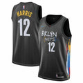 Men's Brooklyn Nets Joe Harris #12 Nike Black 2020/21 Swingman NBA Jersey - City Edition